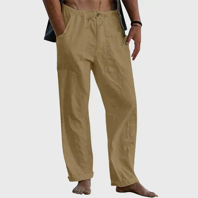 Clarkson - Lässige Leinenhose für den Sommer atmungsaktiv & bequem
