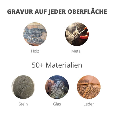 GravurPro | Professionelle Gravierstift + 30 Bits GRATIS!