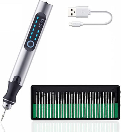 GravurPro | Professionelle Gravierstift + 30 Bits GRATIS!