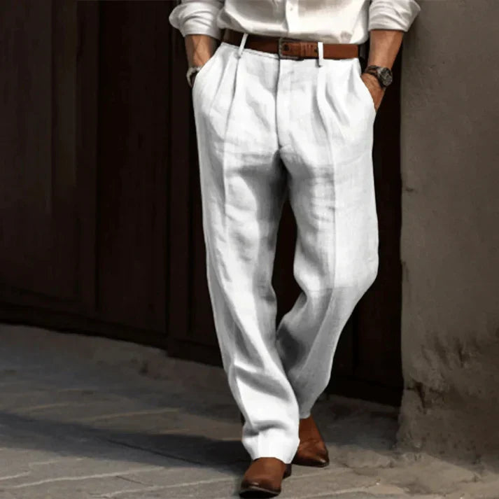 Harold - Elegante Herren Hosen - Retro Nadelstreifen Für Büro & Freizeit