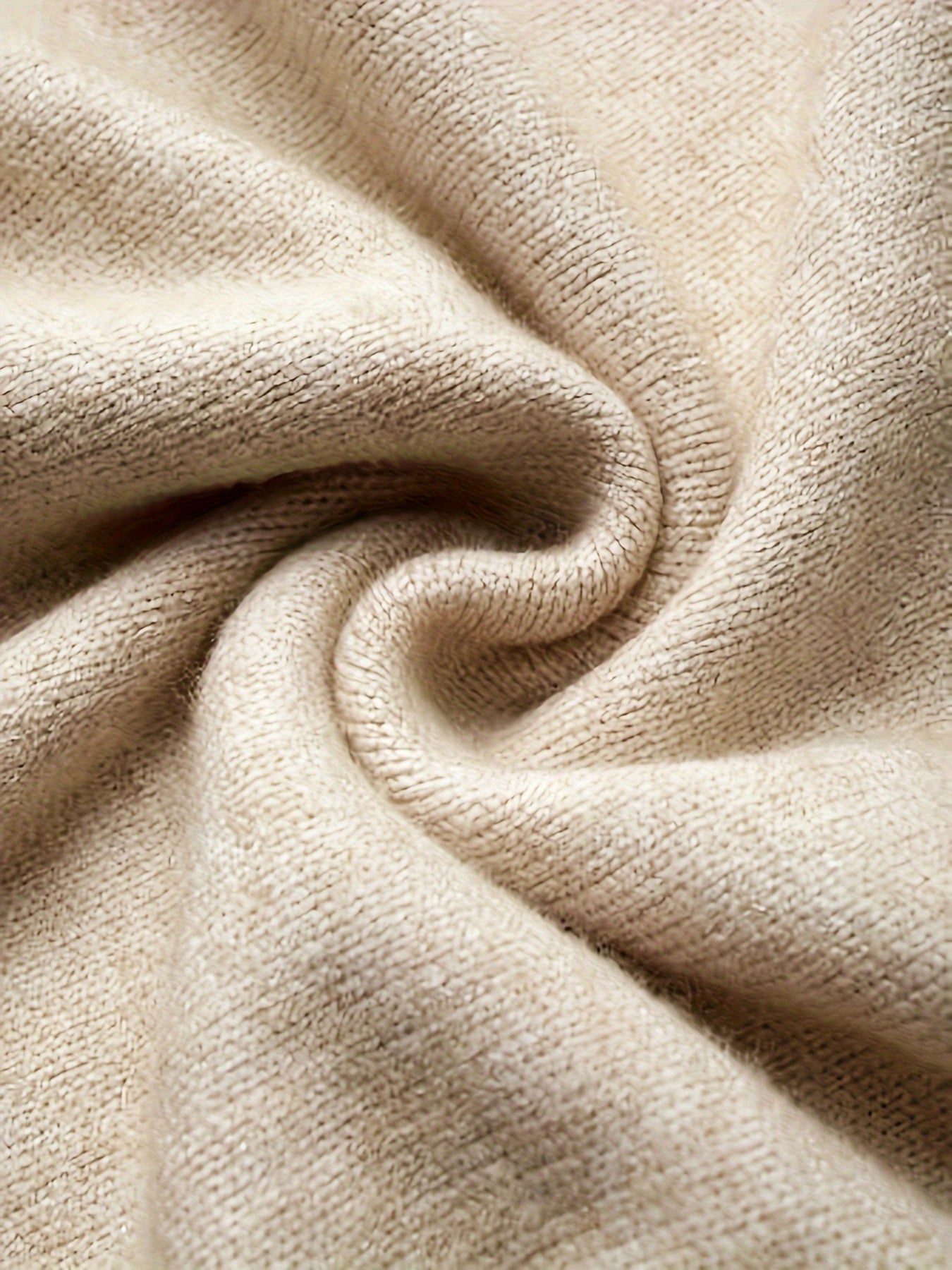 Amelia | Colorblock Rollkragenpullover in Apricot