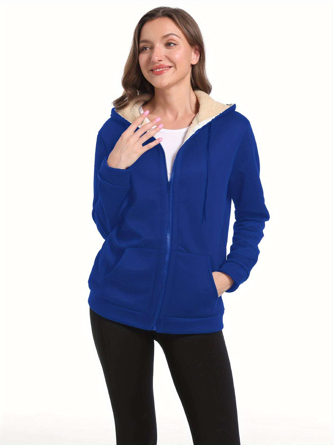 Madison | Plüsch Warmer Hoodie aus Samt für Herbst und Winter