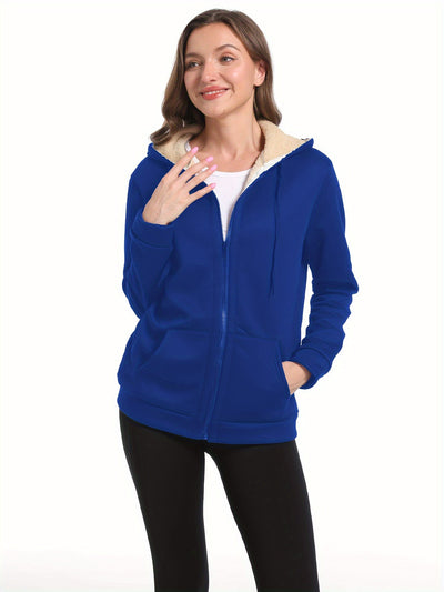 Madison | Plüsch Warmer Hoodie aus Samt für Herbst und Winter