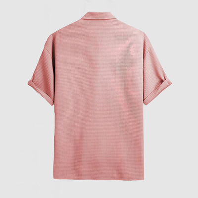 Landon - Elegantes & Komfortables Herren Hemd im Waffel-Strickmuster