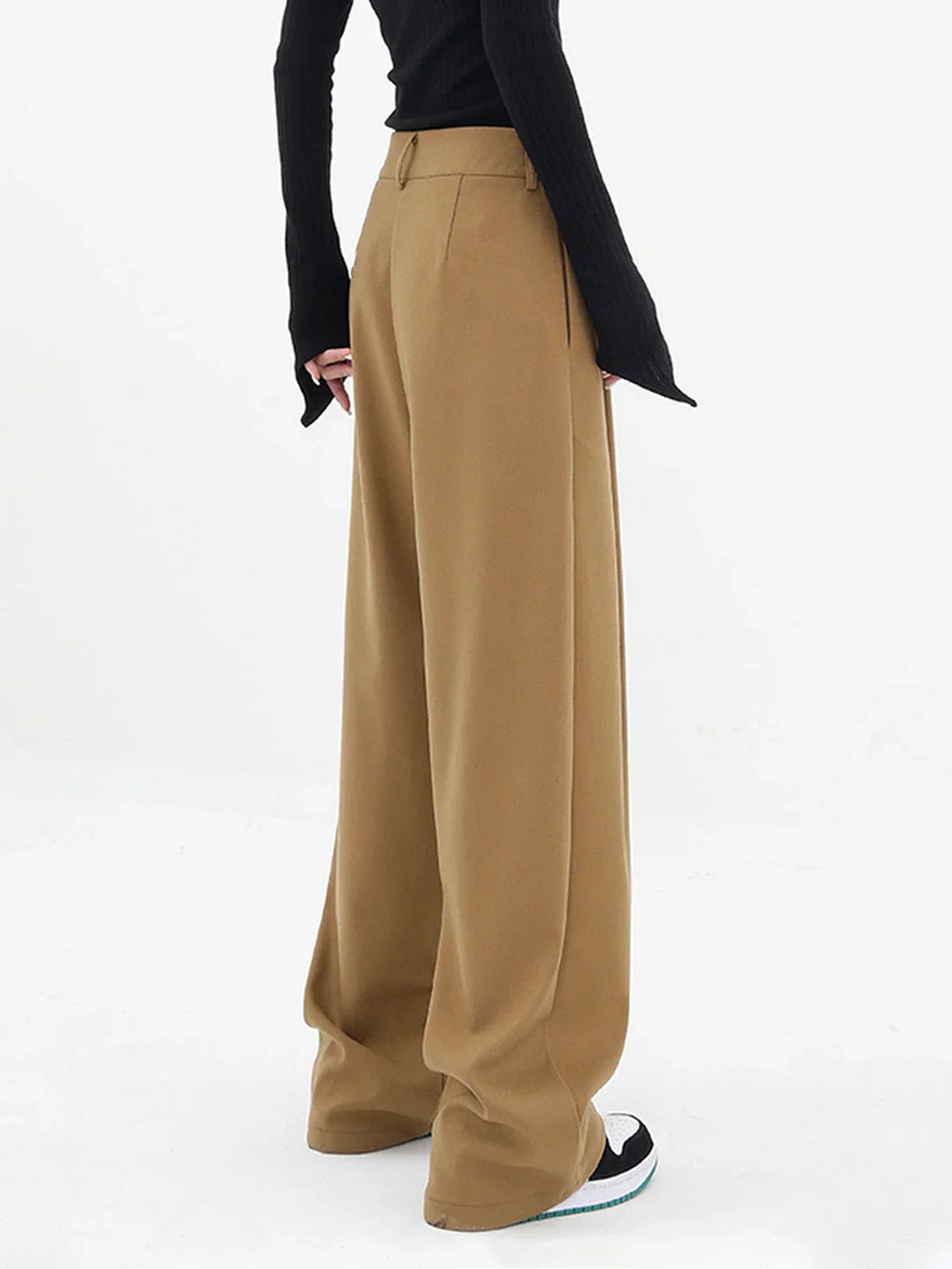 Mocarra | Basic Baggy Hose mit weitem Bein
