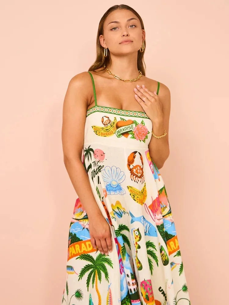 Mocarra | Sommerparadies Kleid