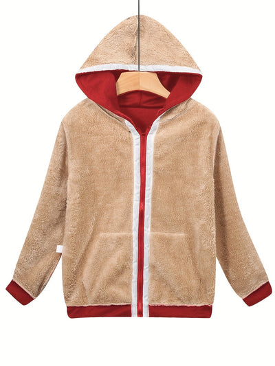 Madison | Plüsch Warmer Hoodie aus Samt für Herbst und Winter