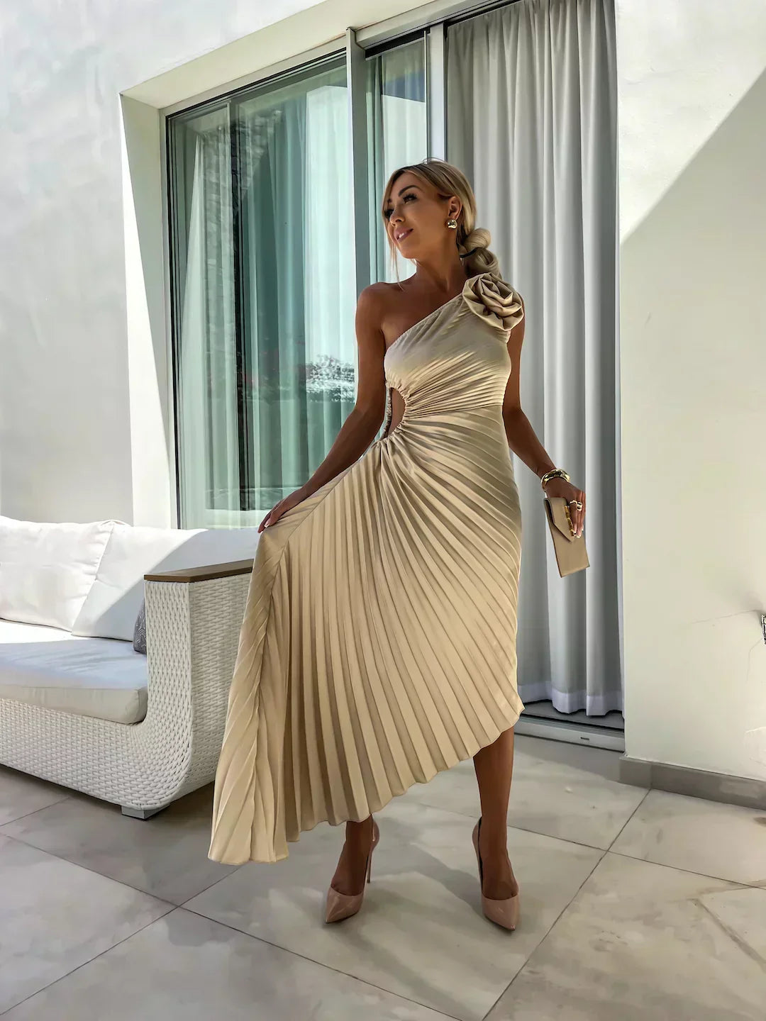 Camila | Verspieltes Blumenkleid für romantische Anlässe