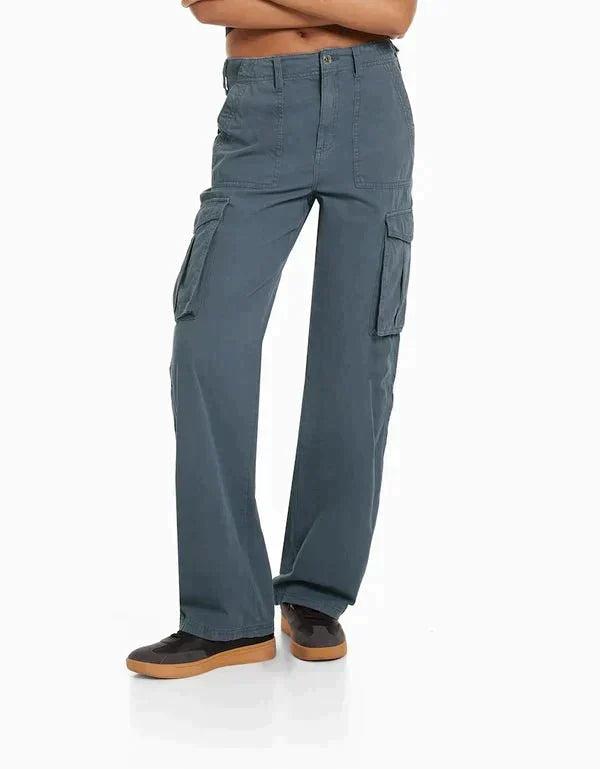 Ida - Damen Cargohose mit gerader Passform
