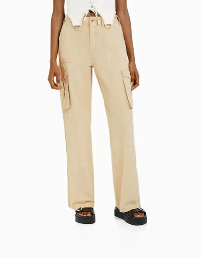 Ida - Damen Cargohose mit gerader Passform