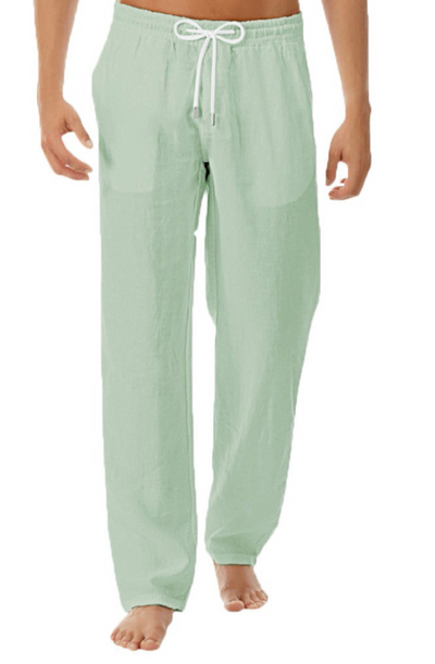 Zack - Weiße Freizeit-Leinenhose für Herren