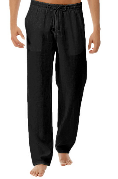 Zack - Weiße Freizeit-Leinenhose für Herren