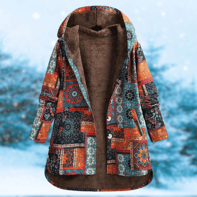 Imogen - Geblümte Kapuzenjacke