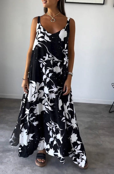 Paulette - Elegantes bedrucktes Kleid für jeden Anlass