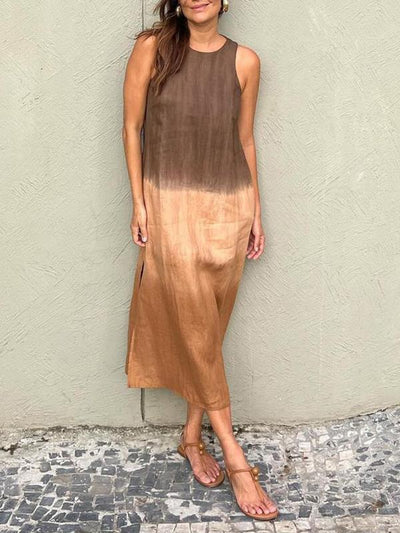 Mocarra | Sommer Farbverlauf Farbstoff Kleid