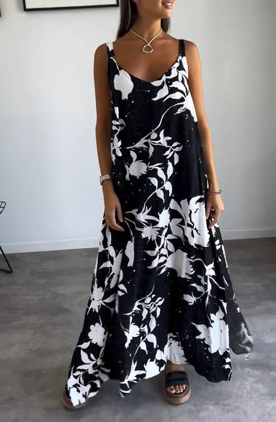 Paulette - Elegantes bedrucktes Kleid für jeden Anlass