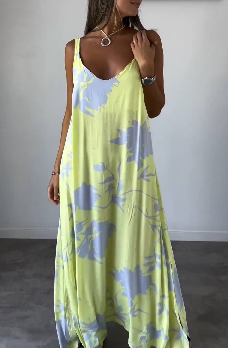 Paulette - Elegantes bedrucktes Kleid für jeden Anlass