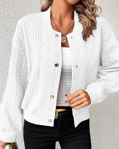 Kasey -  Strickjacke mit Knöpfen