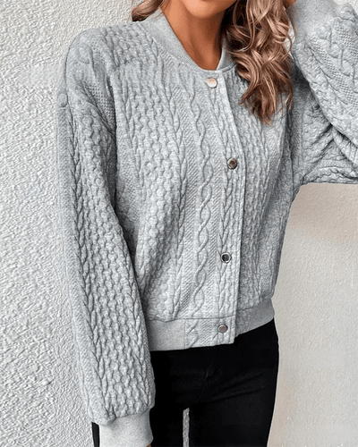 Kasey -  Strickjacke mit Knöpfen