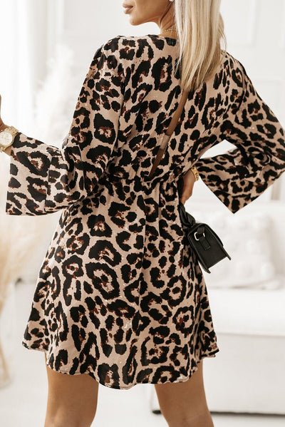 Laran  | Damen Hemdblusenkleid mit Printmuster