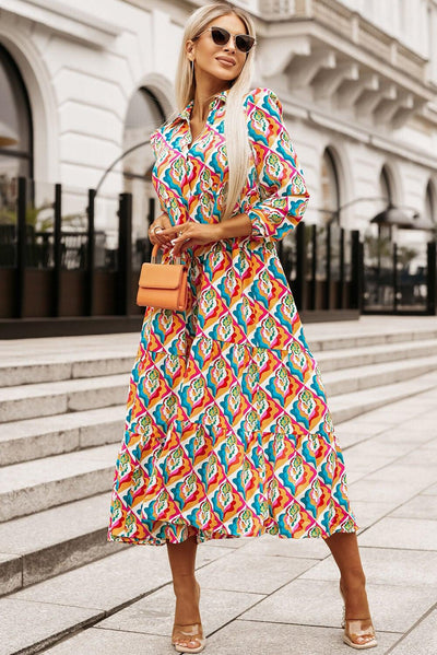 Dae | Damenkleid mit geometrischem Print