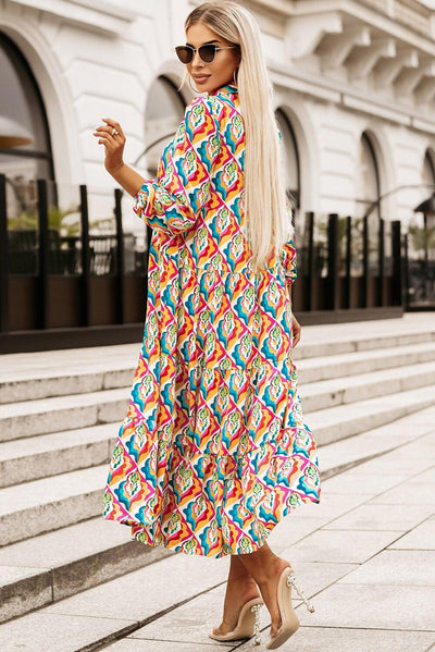 Dae | Damenkleid mit geometrischem Print