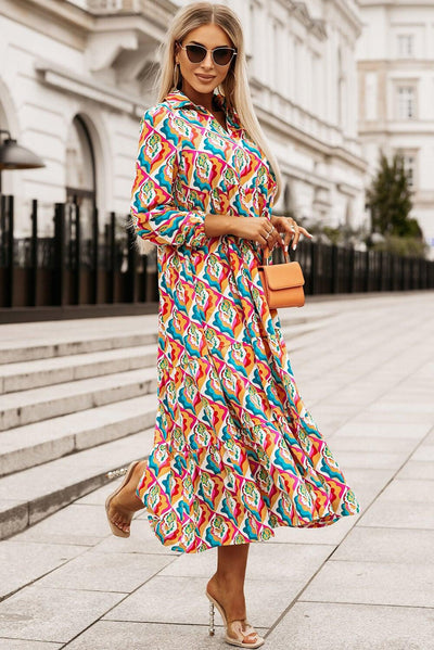 Dae | Damenkleid mit geometrischem Print