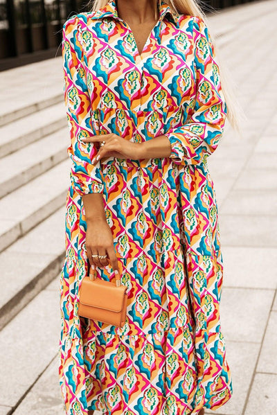 Dae | Damenkleid mit geometrischem Print