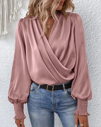 Macie - Elegante schlichte Bluse