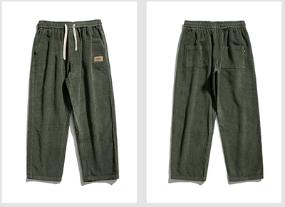 Milo- Herrenmodische Cordhose im Vintage-Stil
