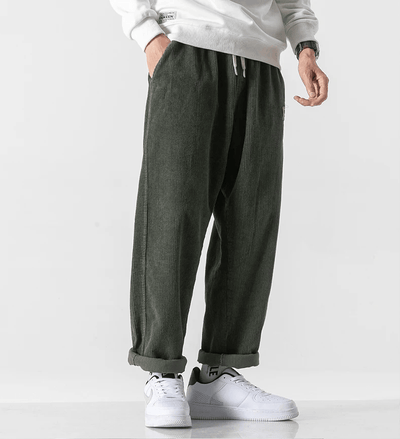 Milo- Herrenmodische Cordhose im Vintage-Stil