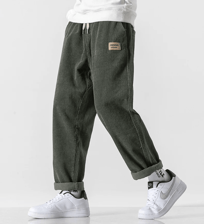 Milo- Herrenmodische Cordhose im Vintage-Stil