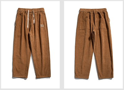 Milo- Herrenmodische Cordhose im Vintage-Stil