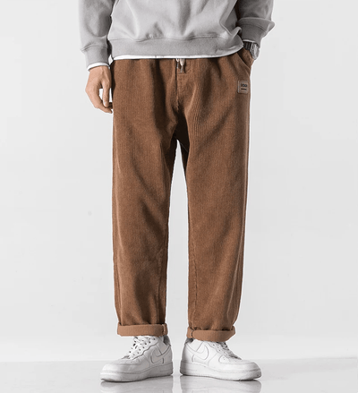 Milo- Herrenmodische Cordhose im Vintage-Stil