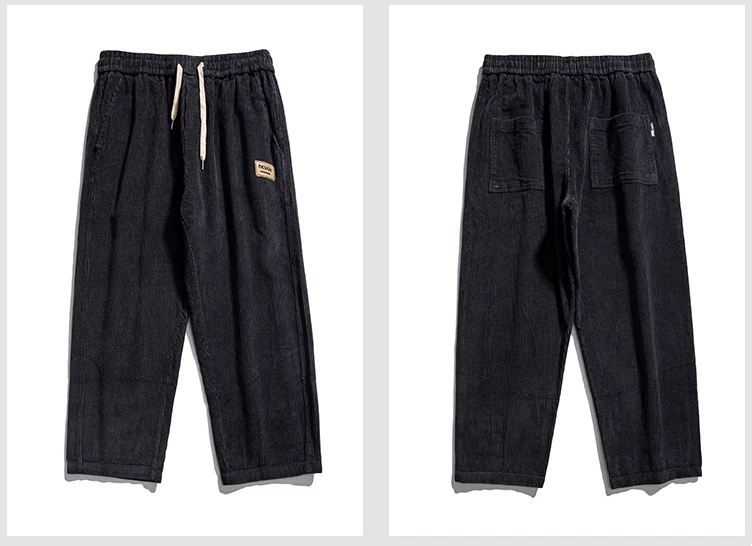 Milo- Herrenmodische Cordhose im Vintage-Stil