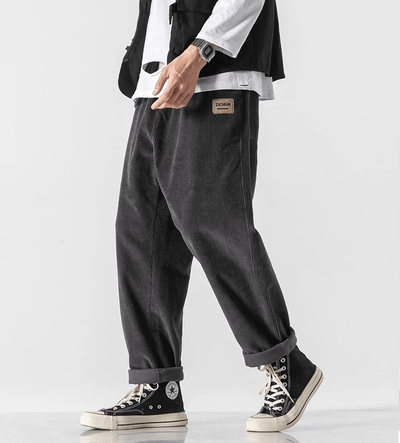 Milo- Herrenmodische Cordhose im Vintage-Stil