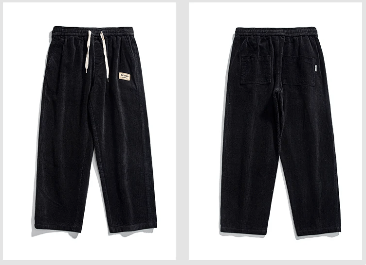 Milo- Herrenmodische Cordhose im Vintage-Stil