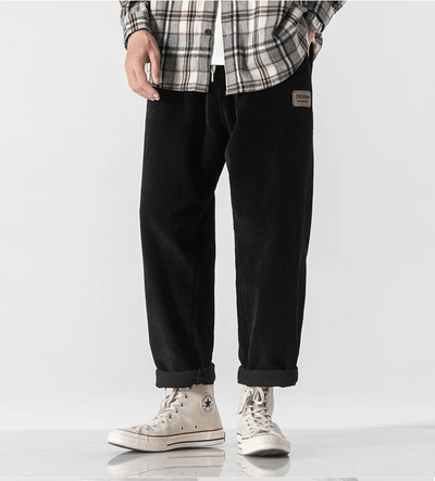 Milo- Herrenmodische Cordhose im Vintage-Stil