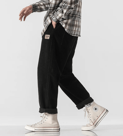 Milo- Herrenmodische Cordhose im Vintage-Stil