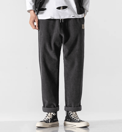 Milo- Herrenmodische Cordhose im Vintage-Stil
