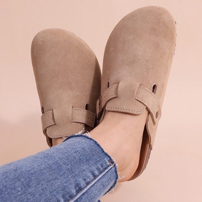 Liora | Orthopedisch Suède Kurk Slippers