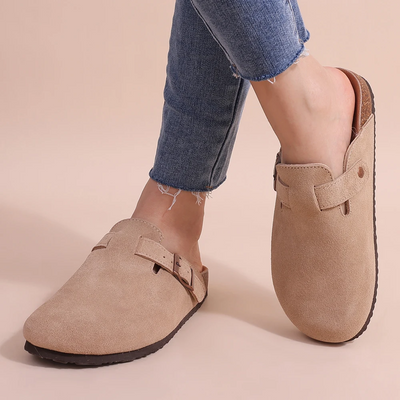 Liora | Orthopedisch Suède Kurk Slippers