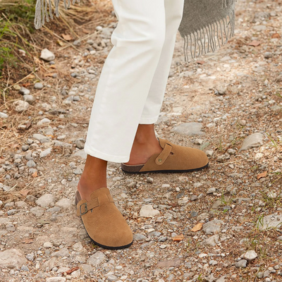 Liora | Orthopedisch Suède Kurk Slippers