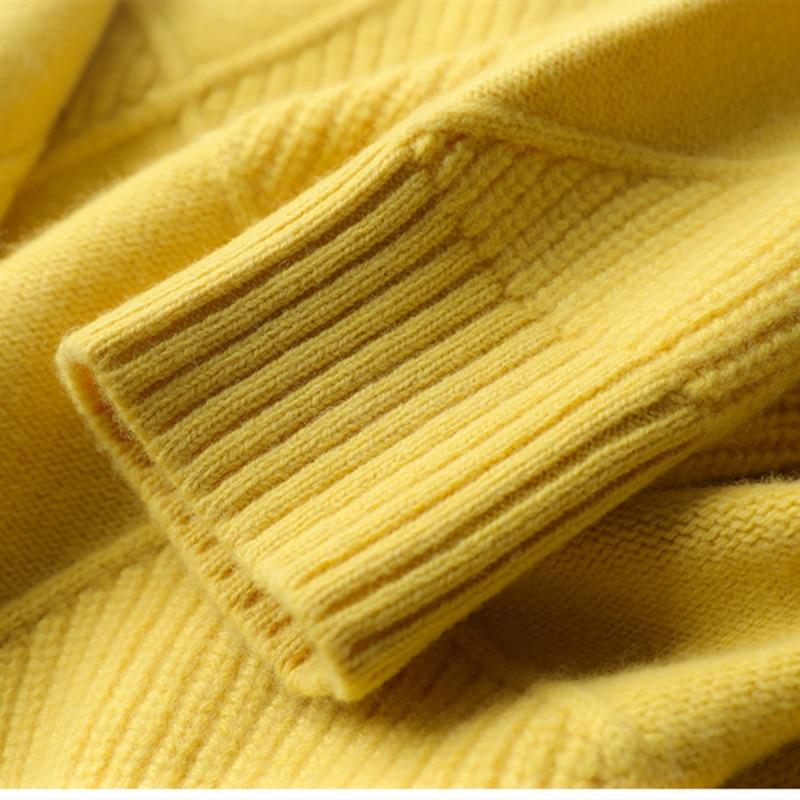 Mocarra | Rollkragenpullover aus Kaschmir mit Waffelmuster