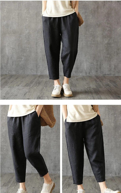 RODESSA - Modische High-Waist-Haremshose