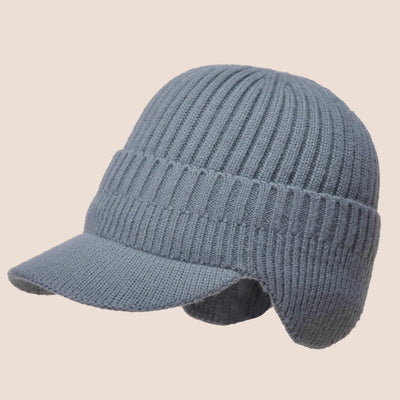 Mocarra | Strickmütze mit Ohrenschutz und Klappe