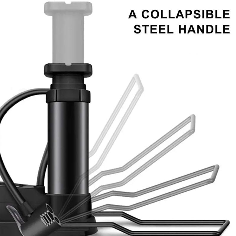 Fahrrad Luftpumpe mit Druckmesser