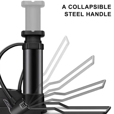 Fahrrad Luftpumpe mit Druckmesser