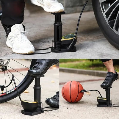 Fahrrad Luftpumpe mit Druckmesser
