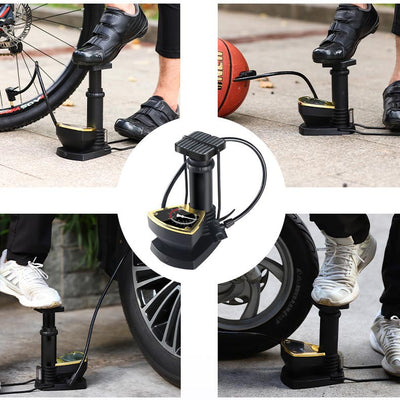 Fahrrad Luftpumpe mit Druckmesser
